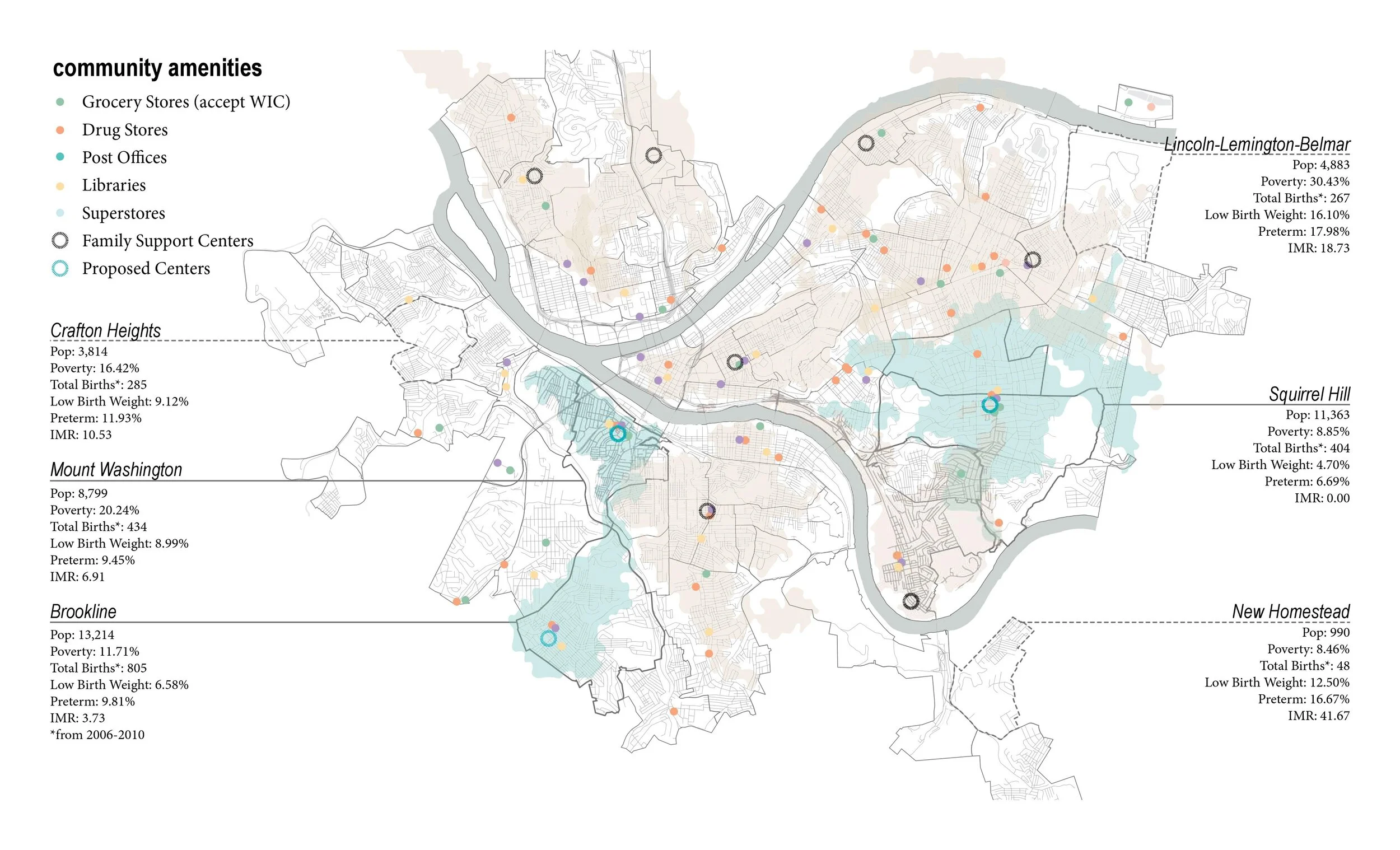 Amenities mapping