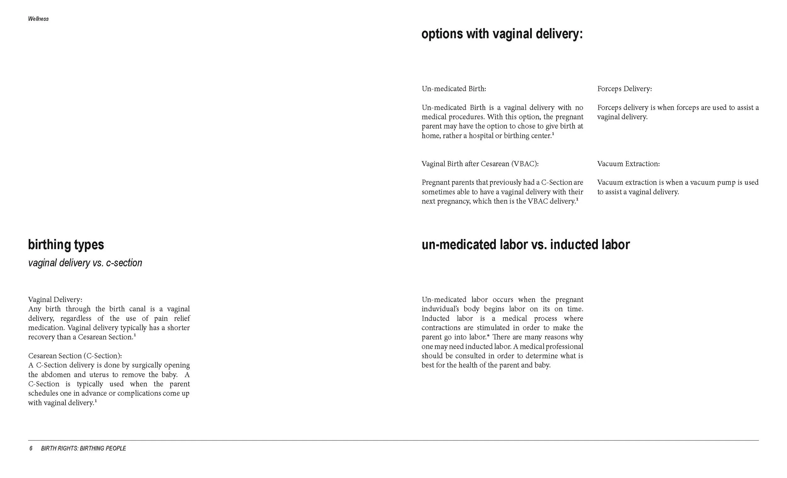 Support and Wellbeing zine page 4
