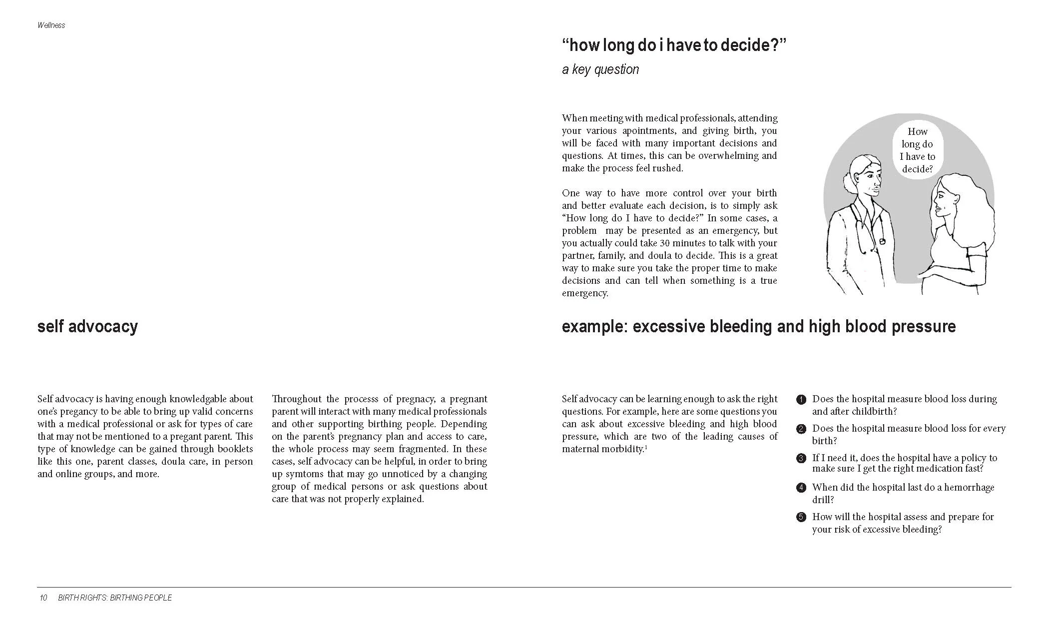 Support and Wellbeing zine page 6