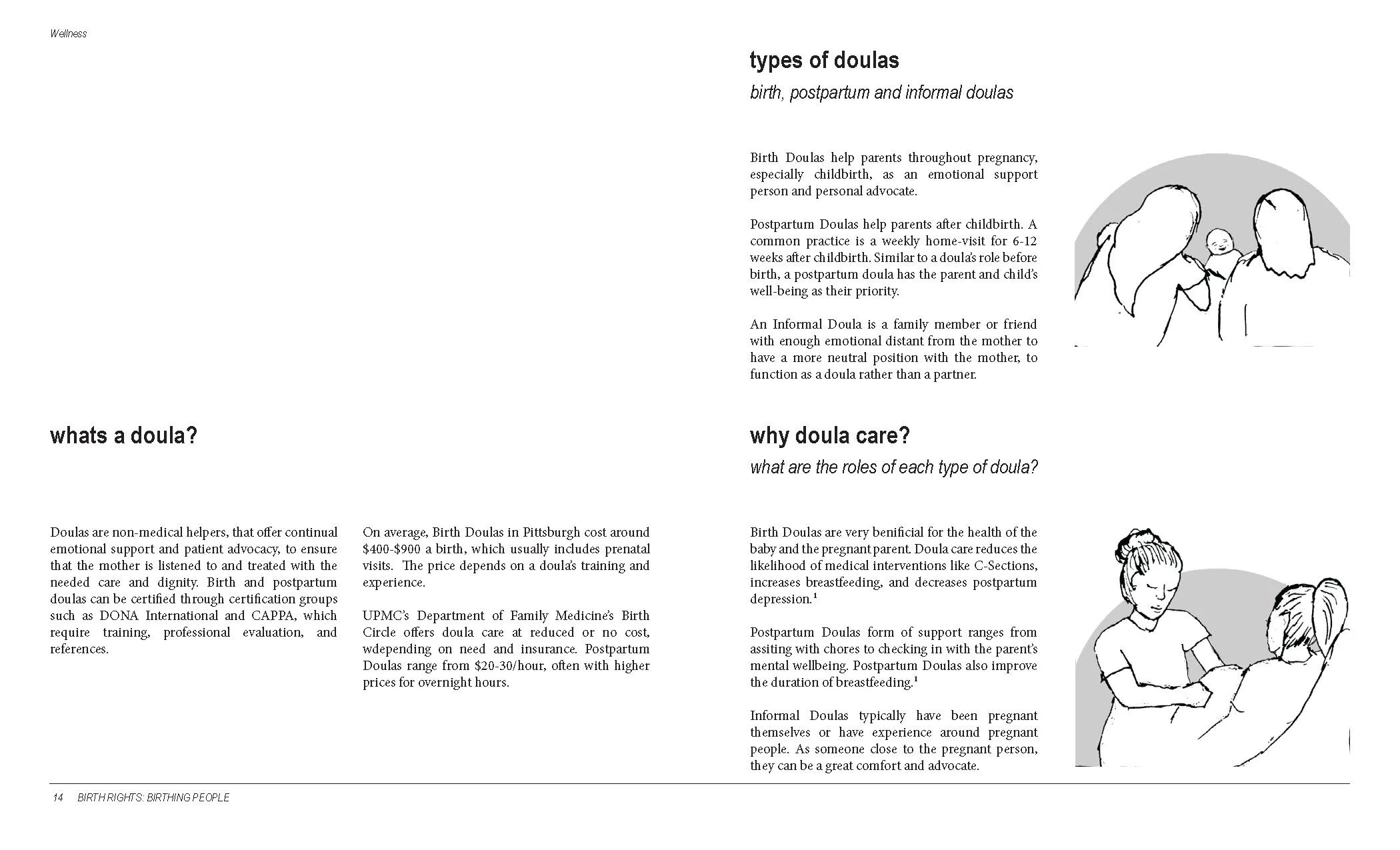 Support and Wellbeing zine page 8