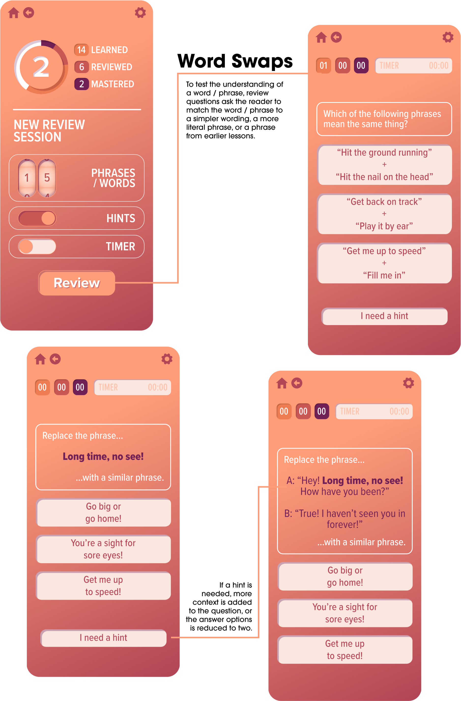 Crosstalk app screen