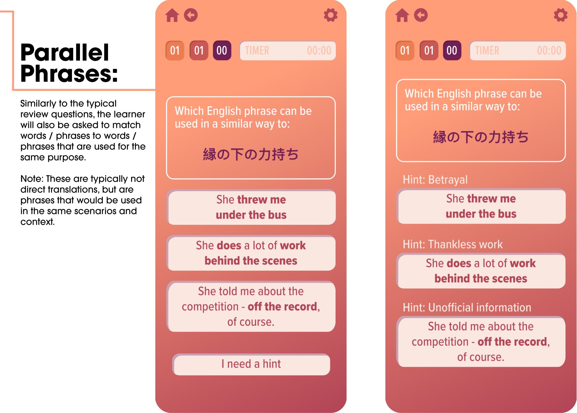 Crosstalk app screen