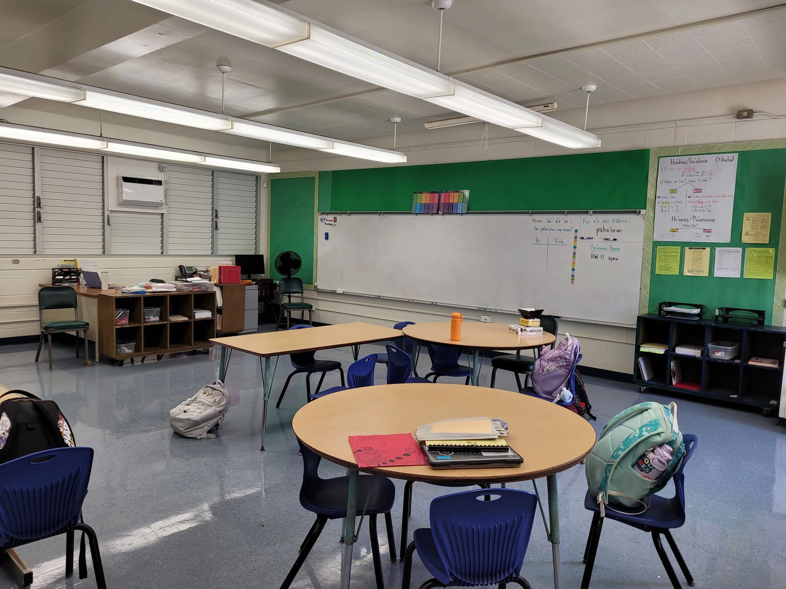 Classroom immersion during school visit